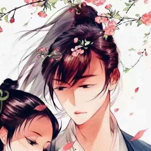 网红情侣头像古风女生,网红情侣头像中的浪漫演绎